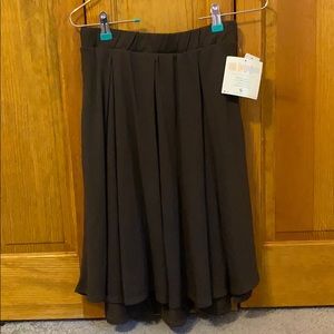 LuLaRoe Solid Brown Madison Skirt